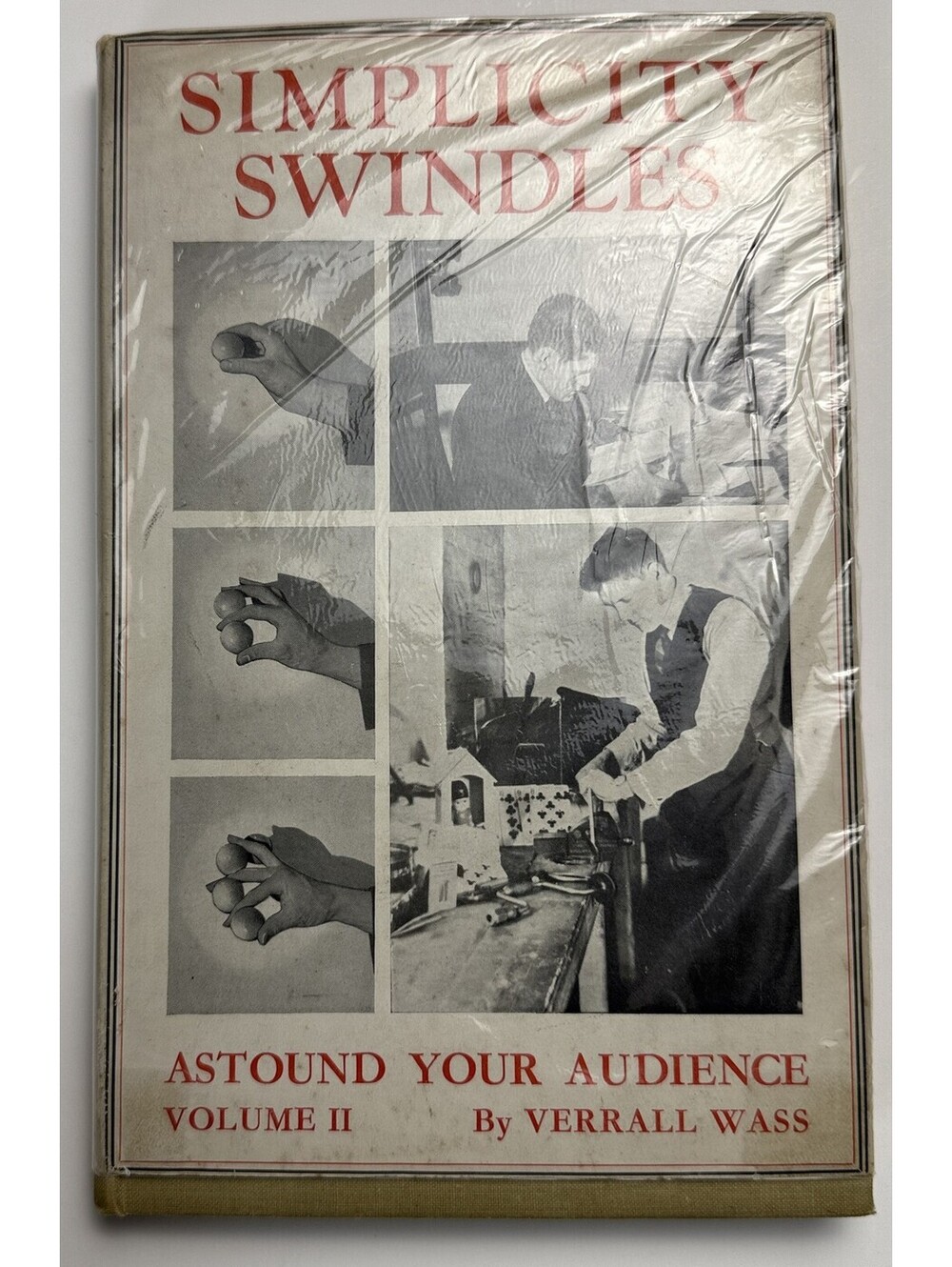 Simplicity Swindles Wass Sleight of Hand Magic Tricks Guides How Tos HC